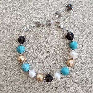 TURQUOISE GEMSTONE MIX BRACELET